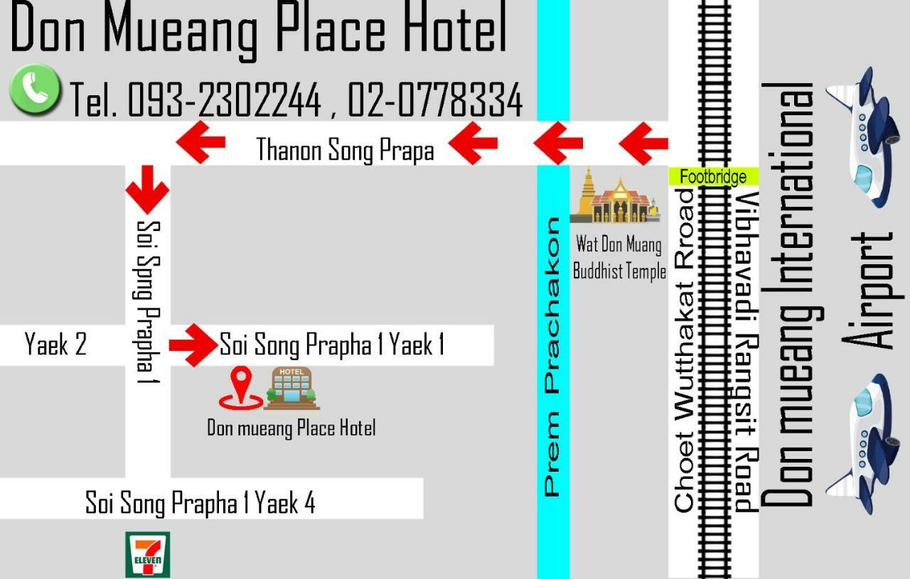 Donmueang Place Hotel - Sha Plus Bangkok Exterior foto